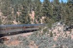 Grand Canyon Railway traveling to the Canyon